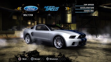 Ford Mustang in Need for Speed Movie