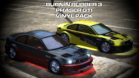 Burnin Rubber 3 Phaser GTI Vinyl Pack