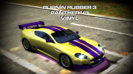 Burnin Rubber 3 Panther V8 Vinyl
