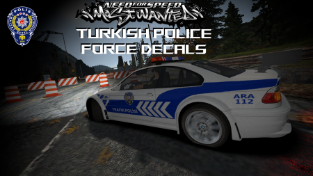 NFS MW Turkish Police Force Decals
