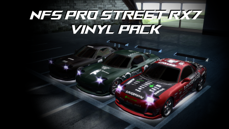 NFS Pro Street RX7 Vinyl Pack