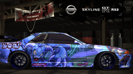 SKYLINE R32 YUGIOH TOON WORLD