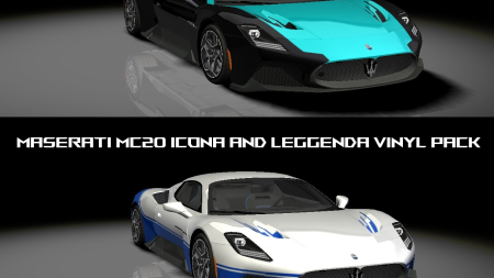 Maserati MC20 Icona and Leggenda Vinyl Pack Maserati MC20 Icona and Leggenda Vinyl Pack