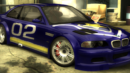 Paw Patrol Chase's Vinyl - BMW M3 GTR E46 Paw Patrol Chase's Vinyl - BMW M3 GTR E46