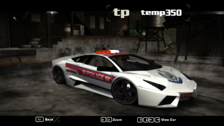 Hong Kong Police Force (HKPF) Vinyl for Lamborghini Reventon