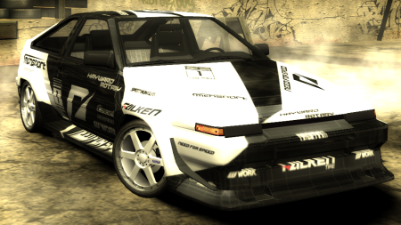 Team NFS Vinyl ('87 Toyota Corolla GT-S (AE88))