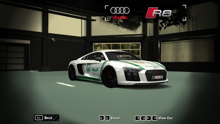 Audi R8 V10 Dubai Police EXPO 2020 Edition