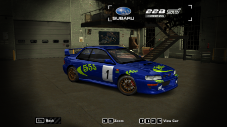 Colin McRae's Subaru Impreza 22B STI