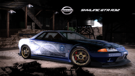 Nissan Skyline GT-R R32 (Flamming Skulls Crew Boss)