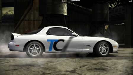 TCRRR vinyl for Mazda RX-7 (FD3S)