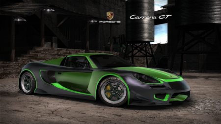 Porsche Carrera GT (Greenish)