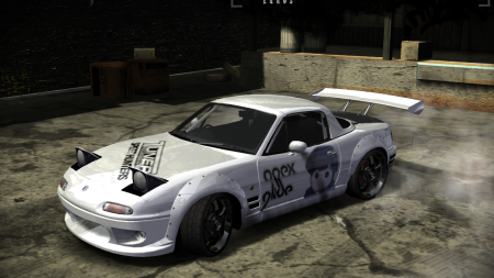 Komi Shouko Itasha for Eevee's Eunos Roadster