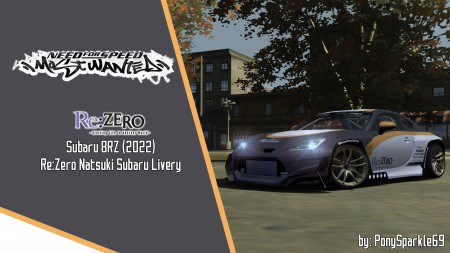 Subaru BRZ (2022) (Re:Zero Natsuki Subaru Livery)