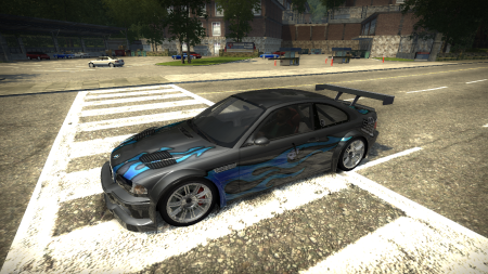 BMWM3GTRE46 BLUEFLAMES