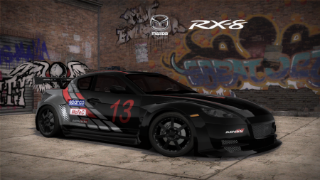 Mazda RX-8 SE3P (NFS World : Renesis) (Addon/Replace Vinyl)