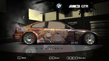 BMW M3 GTR E46 Gold City UmaMusume