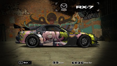 Mazda RX7 Ext. Cuztomization Nicole Demara - Zenless Zone Zero